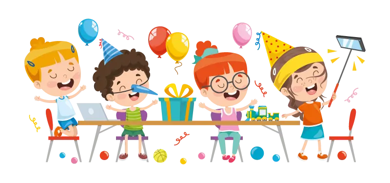 Kindergeburtstag feiern im OkiDoki Indoor-Spielparadies Jestetten